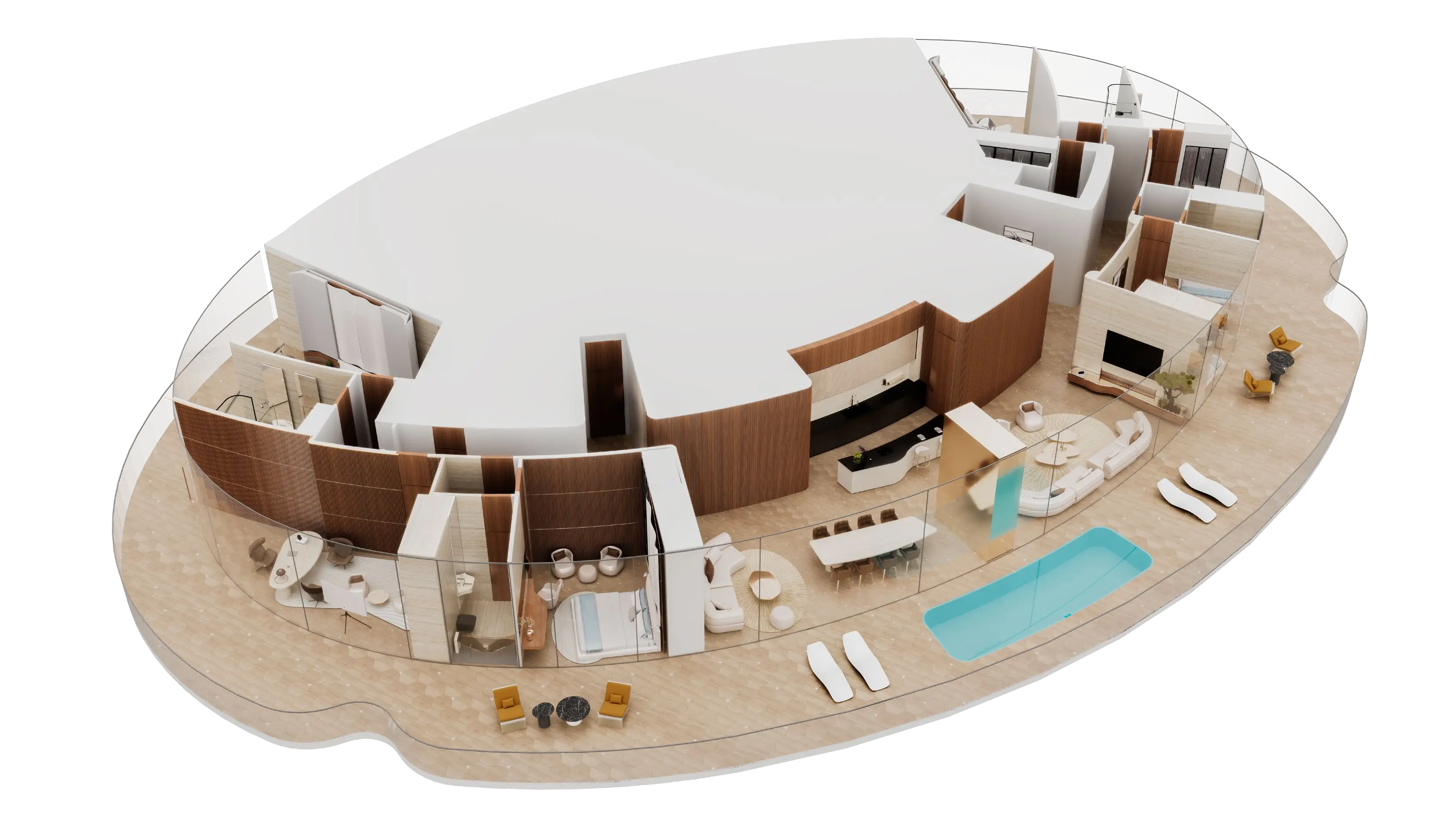 5 BHK Penthouse - 6891 Sq. ft.